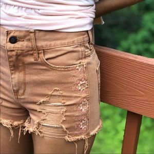 High Waisted Bohemian Shorts